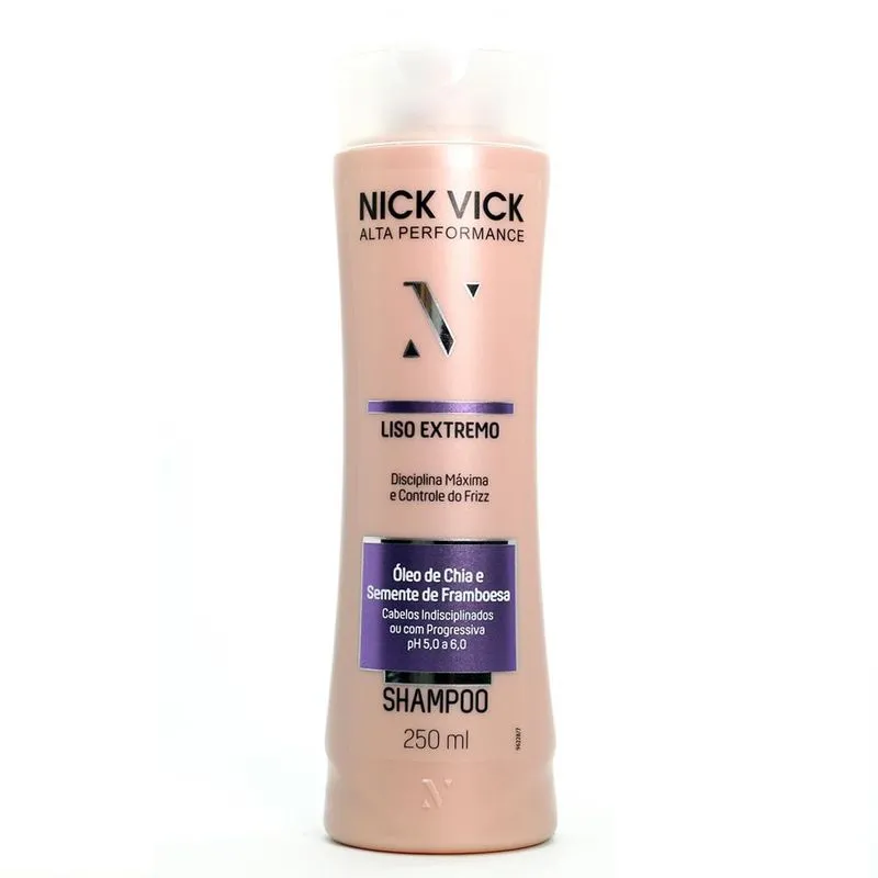 Nick Vick Shampoo Alta Performance - Liso Extremo 250ml