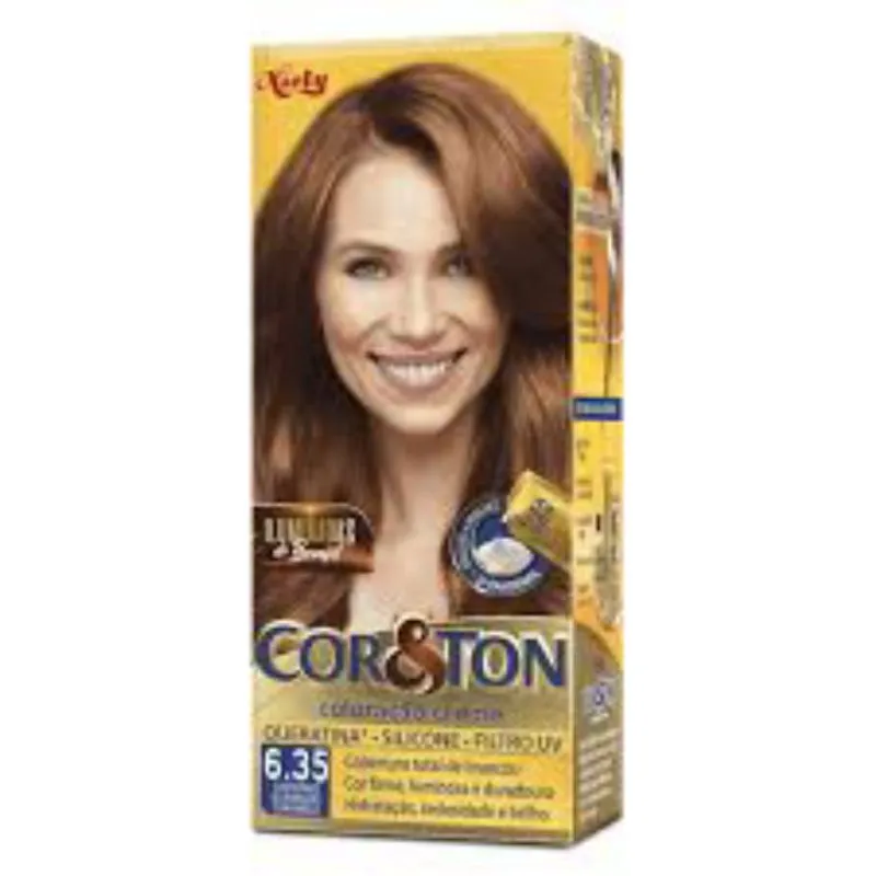 Niely Coloração Cor&Ton - 6.35 Castanho Iluminado Caramelo - 50g
