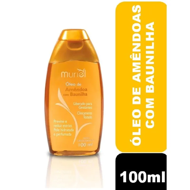 Óleo Amêndoas Muriel 100ml c/ Baunilha