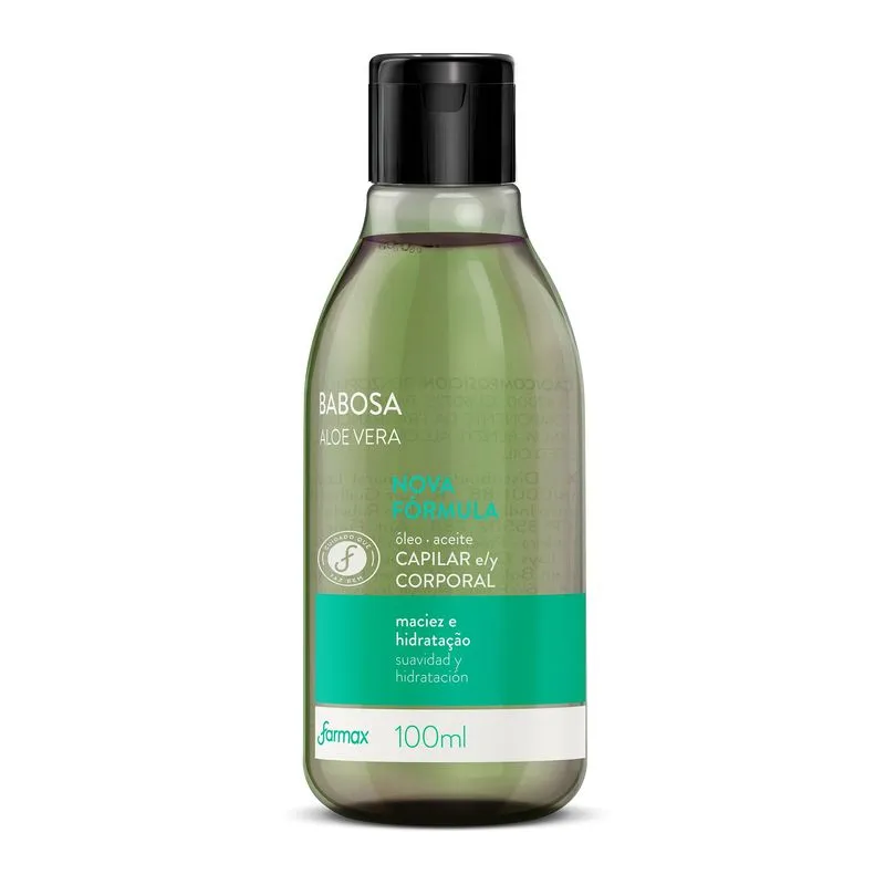Óleo Capilar/Corpo Farmax Babosa 100ml