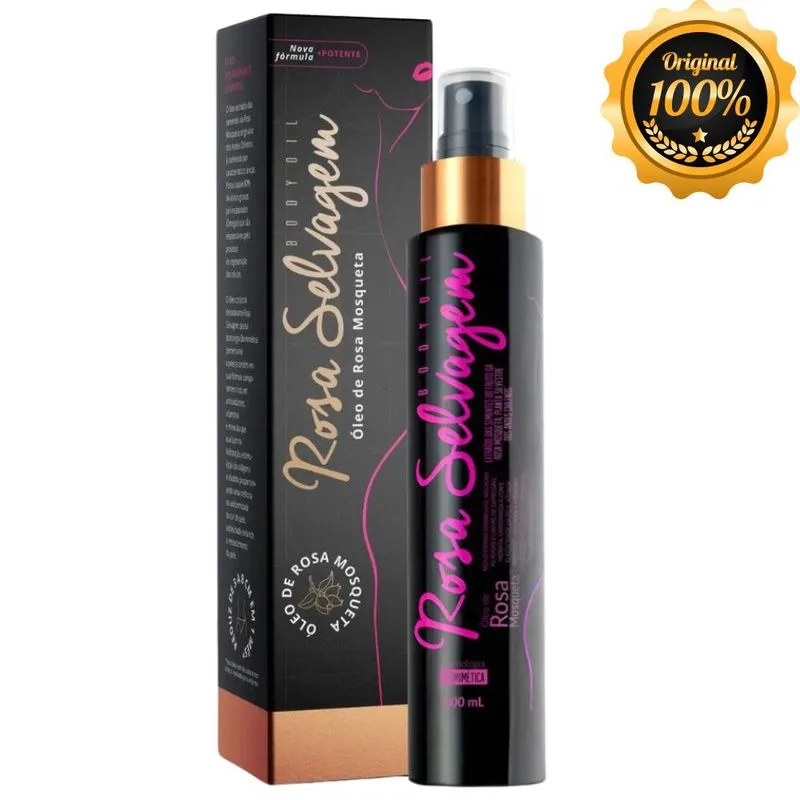 Óleo Corporal de Rosa Mosqueta Bodyoil Rosa Selvagem 100ml