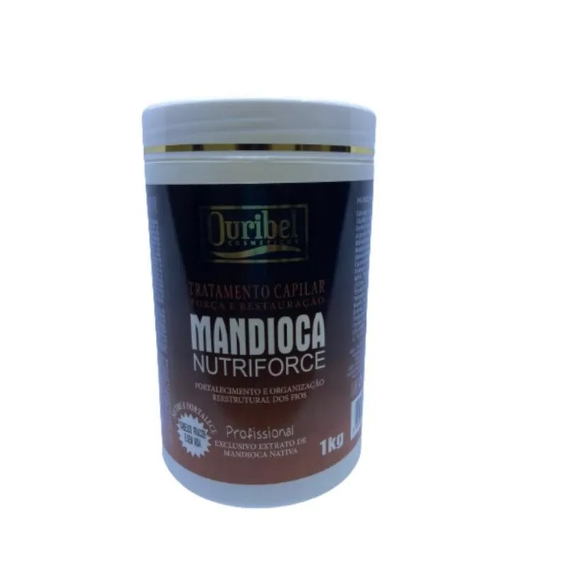 Ouribel Máscara de Tratamento Capilar 1kg - Mandioca Nutriforce