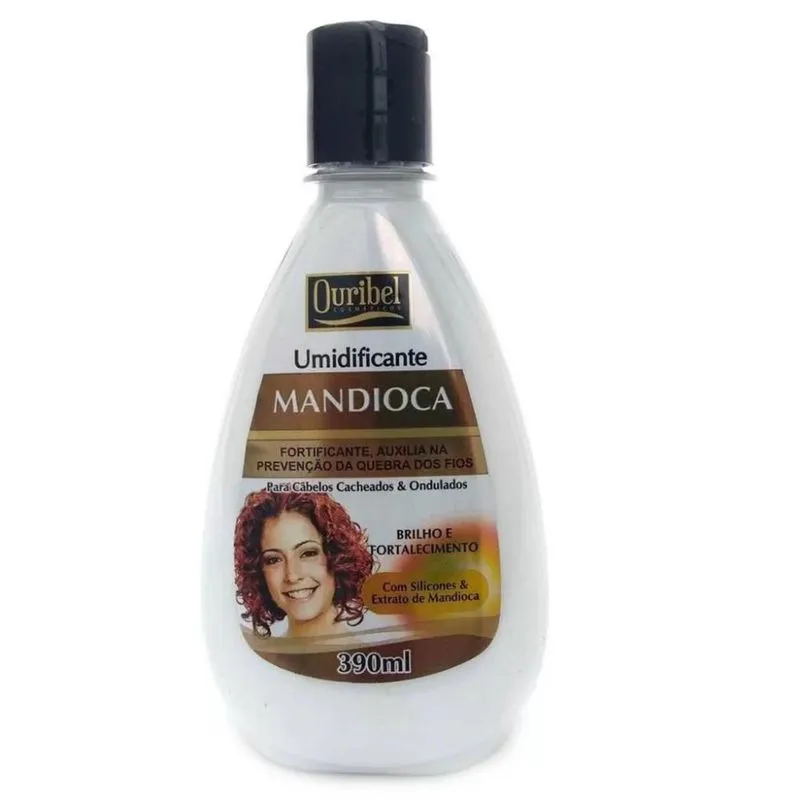 Ouribel Umidificante 390ml Mandioca para Cacheados e Ondulados
