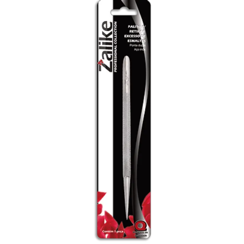 Palito Para Remover Excesso De Esmalte Aço Inox 8004 Zalike