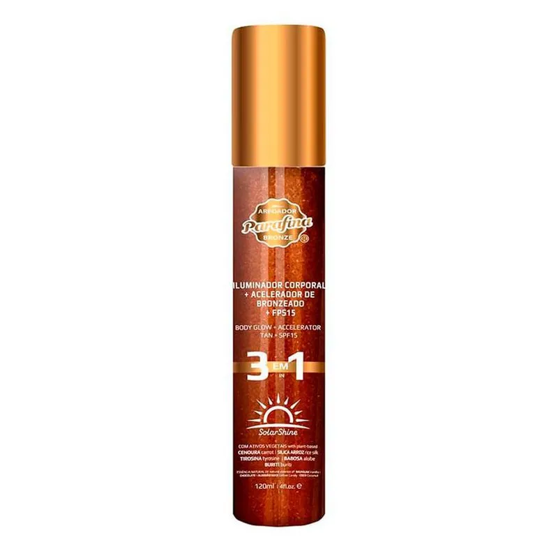 Parafina Bronze Solar Shine Shimmer FPS15 - Iluminador Corporal 120ml
