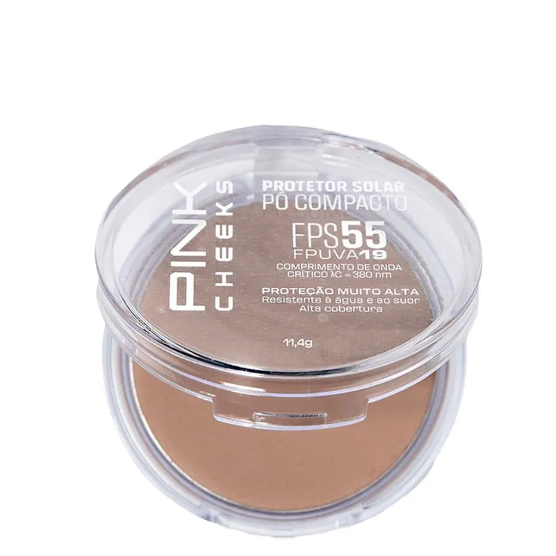 Pink Cheeks Proteção Solar com Maquiagem Fps55 Fpuva19 Cor P30 Pó Compacto 11,4g