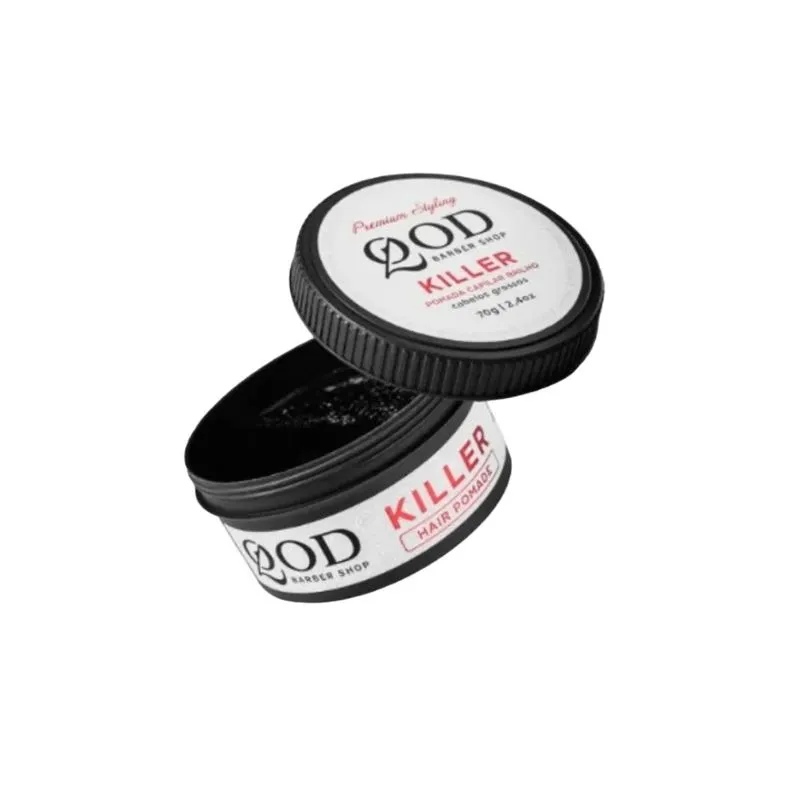 Pomada Capilar Qod Barber Shop Killer Brilho 70g