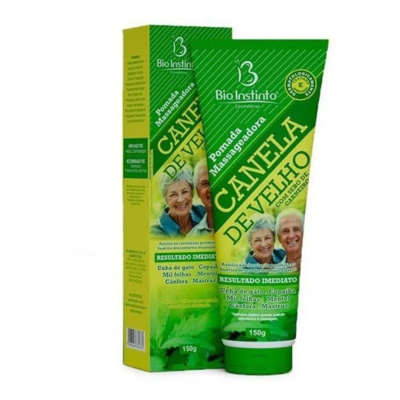 Pomada Massageadora Canela de Velho - 150g - Bio Instinto