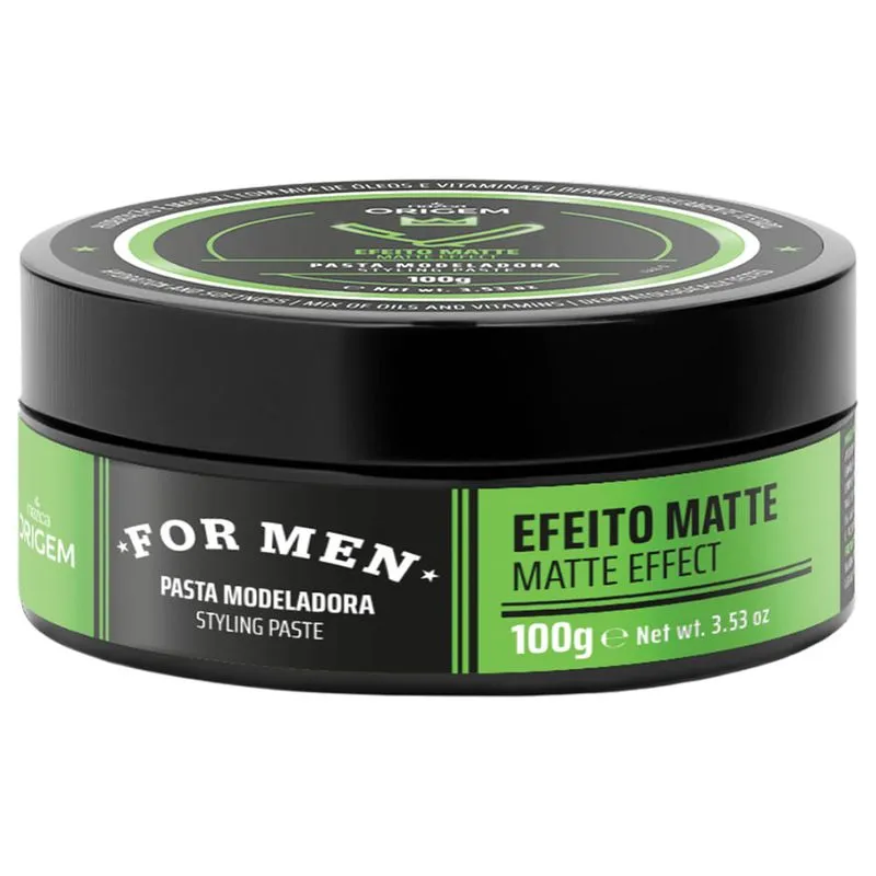 Pomada Modeladora Origem For Men 100g Matte