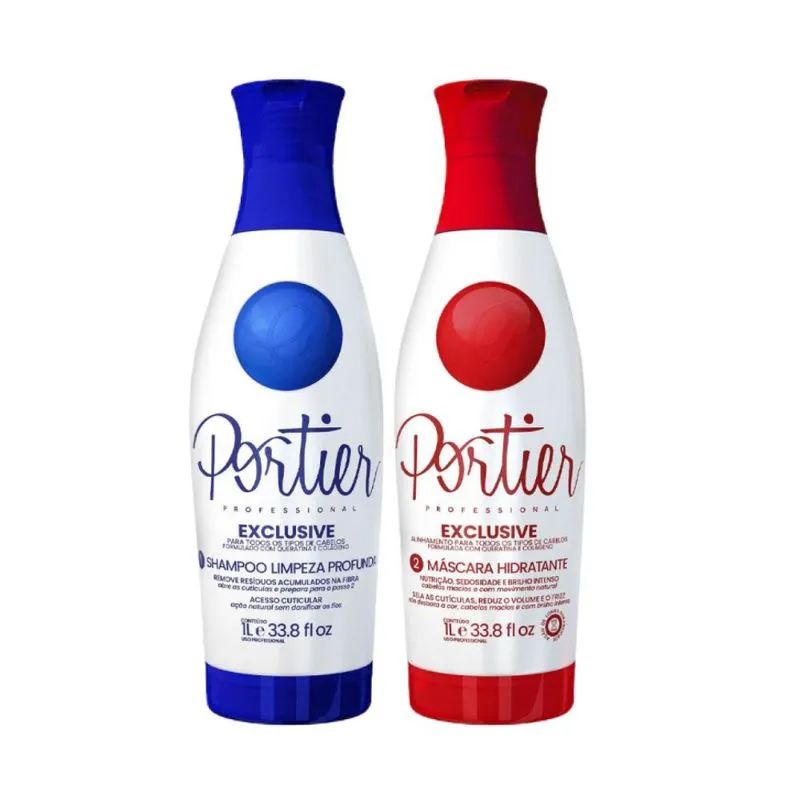 Portier Exclusive Escova Progressiva (2 x 1L)