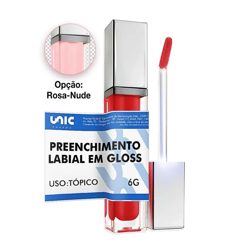 Preenchimento Labial em Gloss-Premium 6g