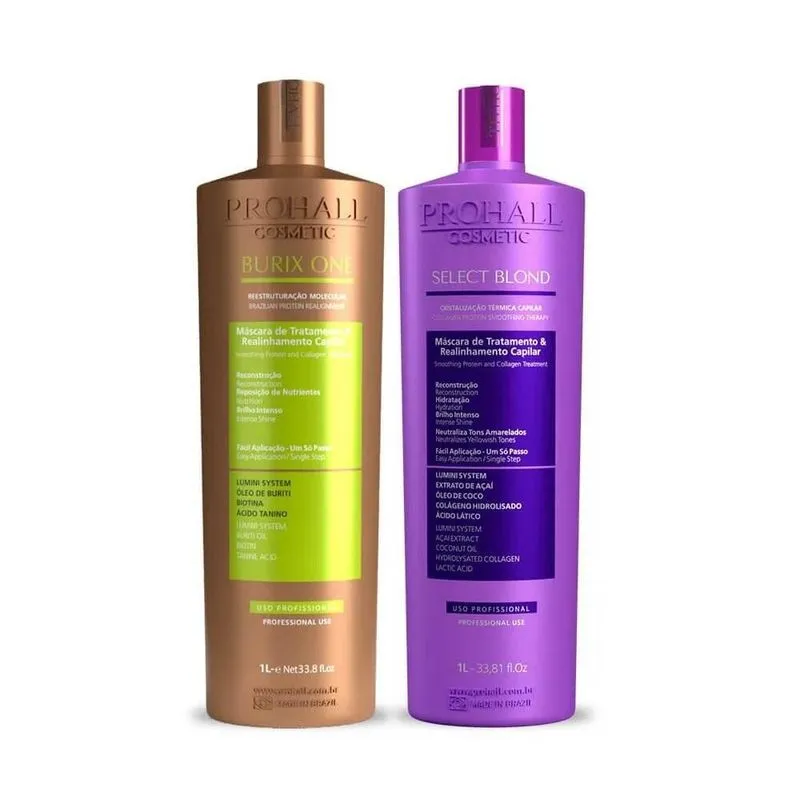Prohall Kit Burix One Vegana + Select Blond - 2x1 Litro