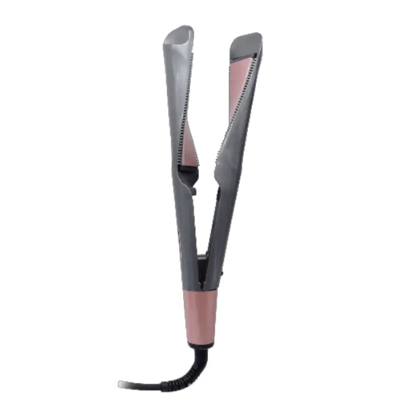 Prosper Chapa Curl Straight Confince 2 Em 1 Cinza/Rosa Model P-1111