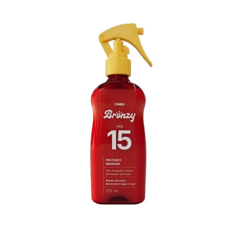 Protetor Solar Bronzy Fps15 Spray 237ml