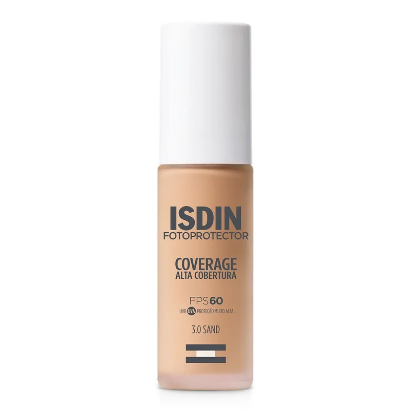 Protetor Solar Facial Isdin Fotoprotector Coverage Alta Cobertura Fps60 Cor 3.0 30g