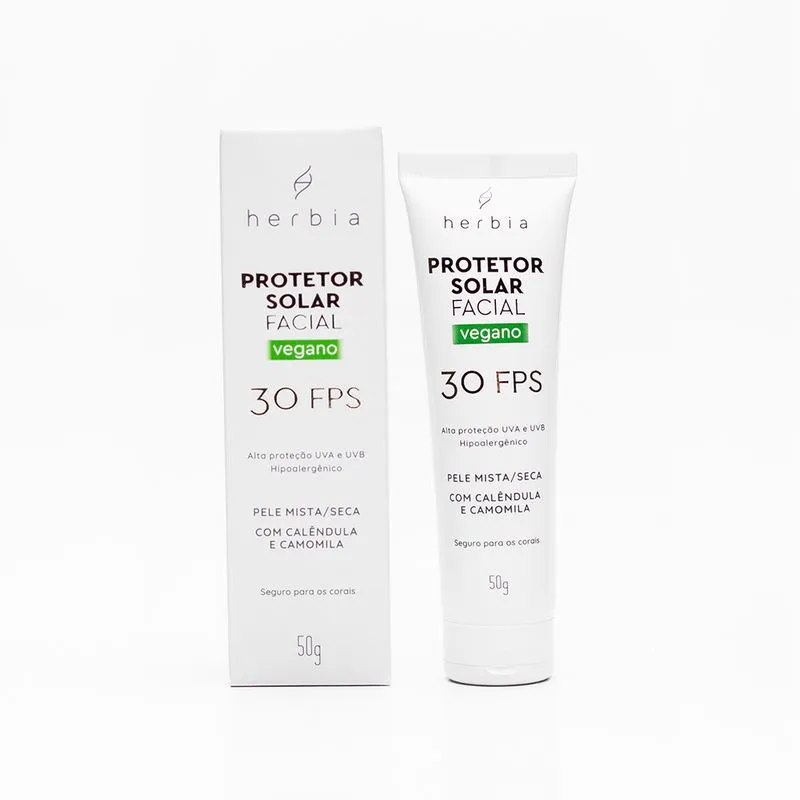 Protetor Solar Facial Pele Mista/Secas 50g
