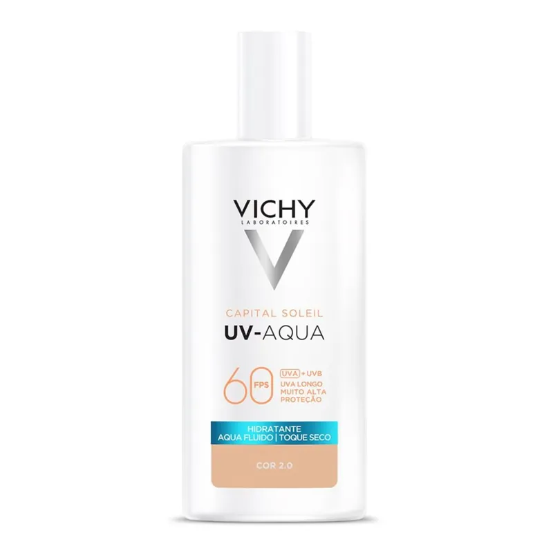 Protetor Solar Facial Vichy Capital Soleil Com Cor 2.0 Uv-Aqua Fps60 40ml