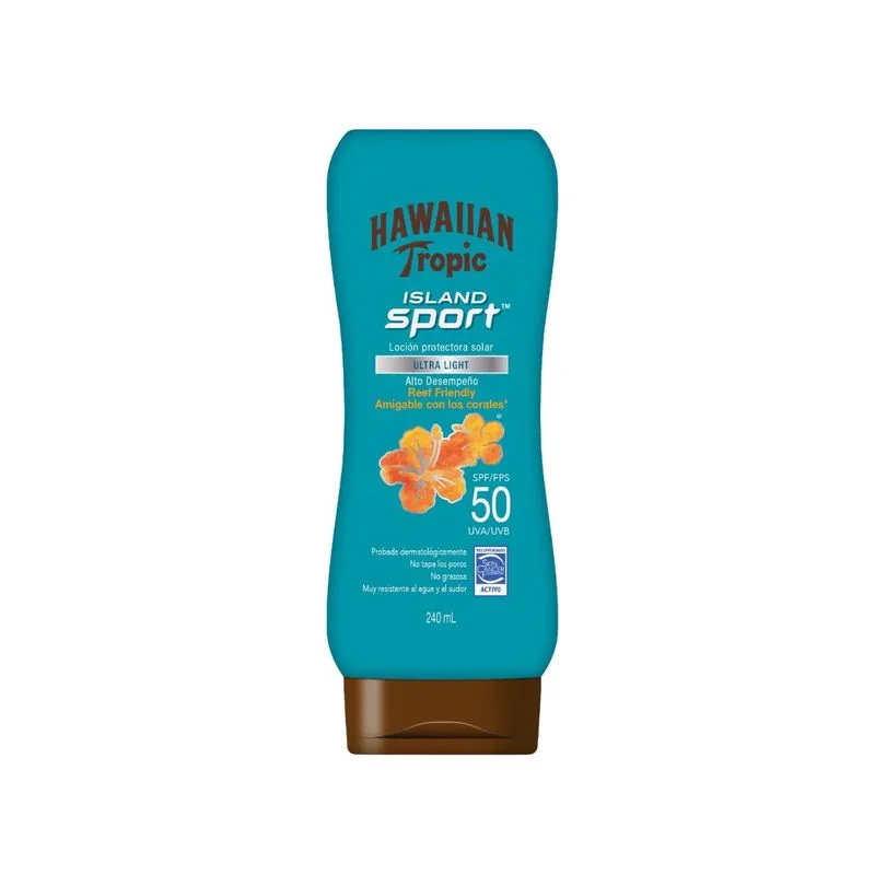 Protetor Solar Hawaiian Tropic Island Sport Locion Fps50 240ml