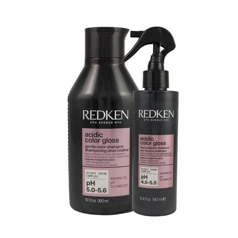 Redken Acidic Color Gloss Kit - Shampoo 300ml + Leave-in 190ml
