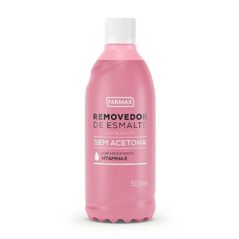 Removedor de Esmalte Farmax 500ml Sem Acetona
