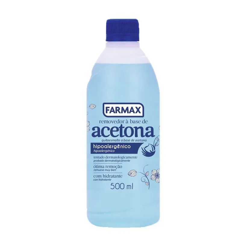 Removedor Farmax com Acetona 500ml