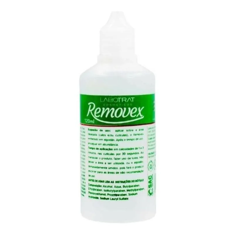 Removex Amaciente de Cutículas e Calosidades 120ml Labotrat