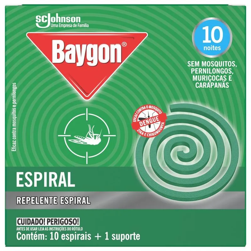 Repelente Espiral Baygon - 10un