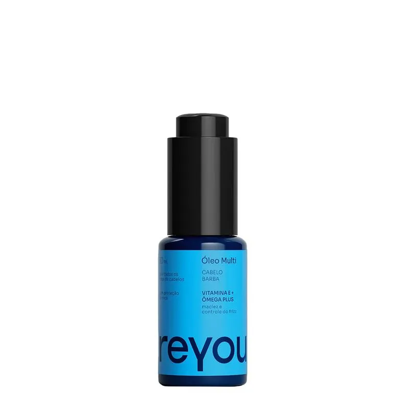 Reyou - Óleo Multi Vitamina E + Ômega Plus - Óleo para Barba