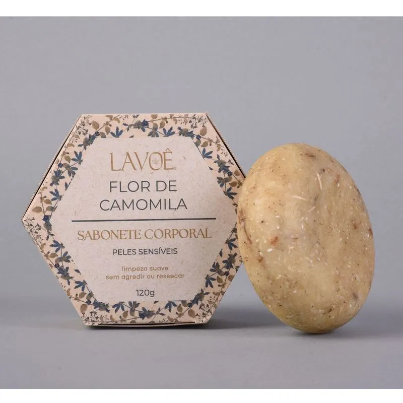 Sabonete Corporal de Camomila em Barra - 120g