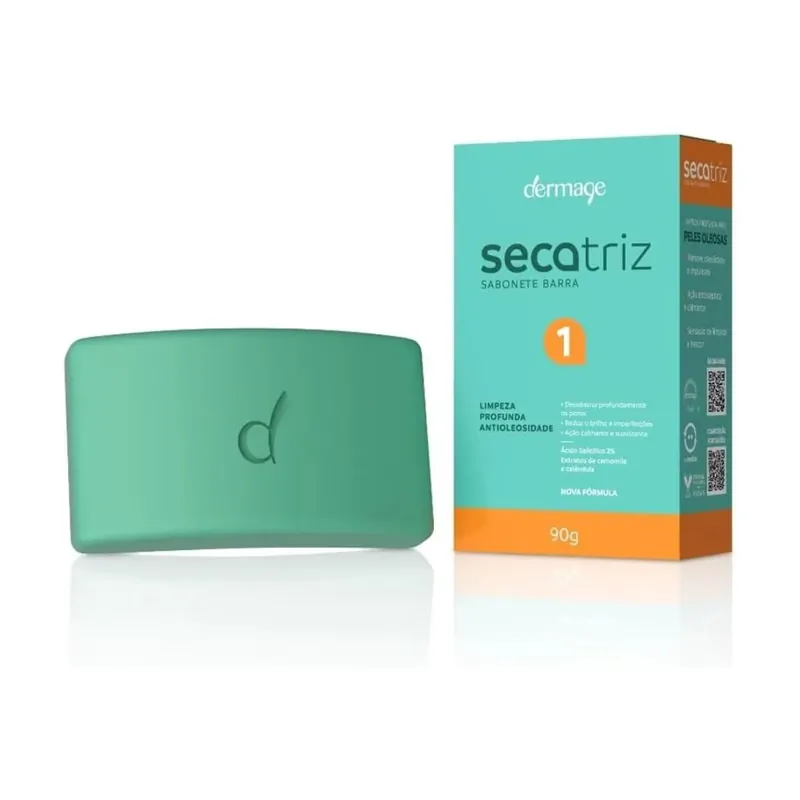 Sabonete em Barra Facial Dermage Secatriz Ácido Salicílico 90g