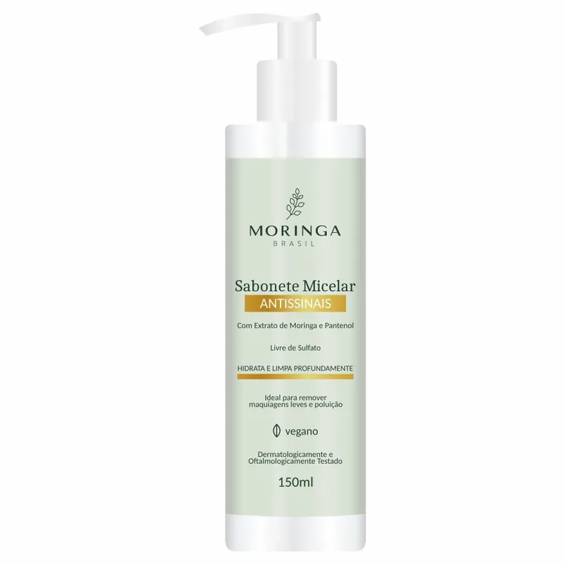 Sabonete Facial Moringa Micelar Antissinais 150ml