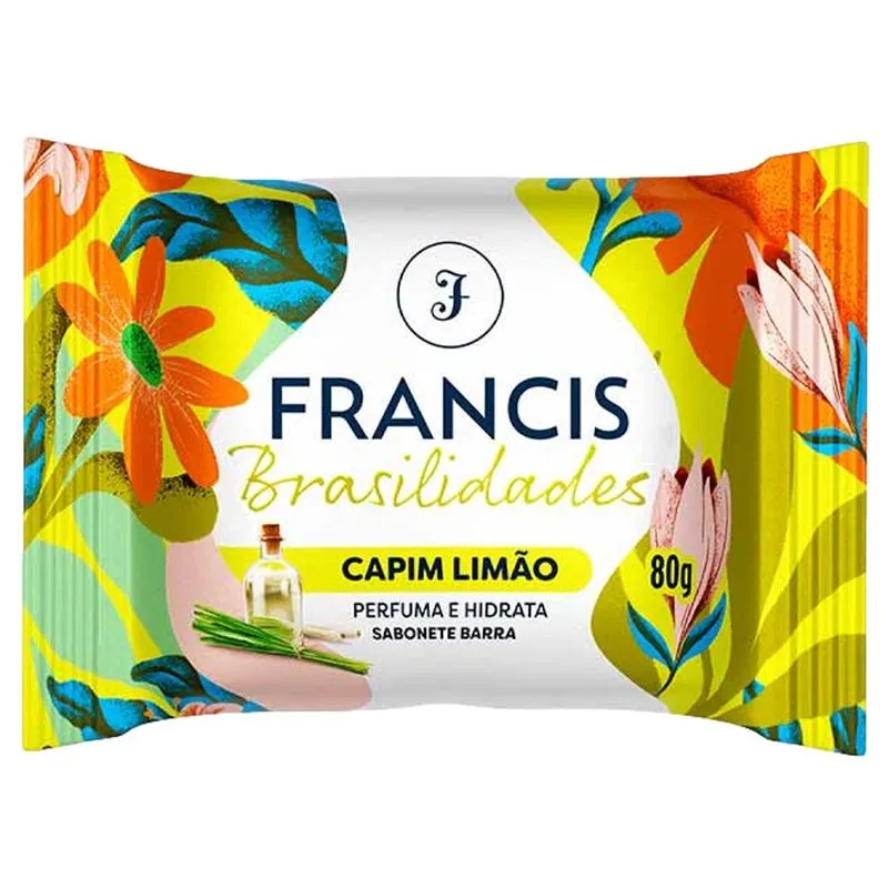Sabonete em Barra Francis Brasilidades Capim-Limão 80g