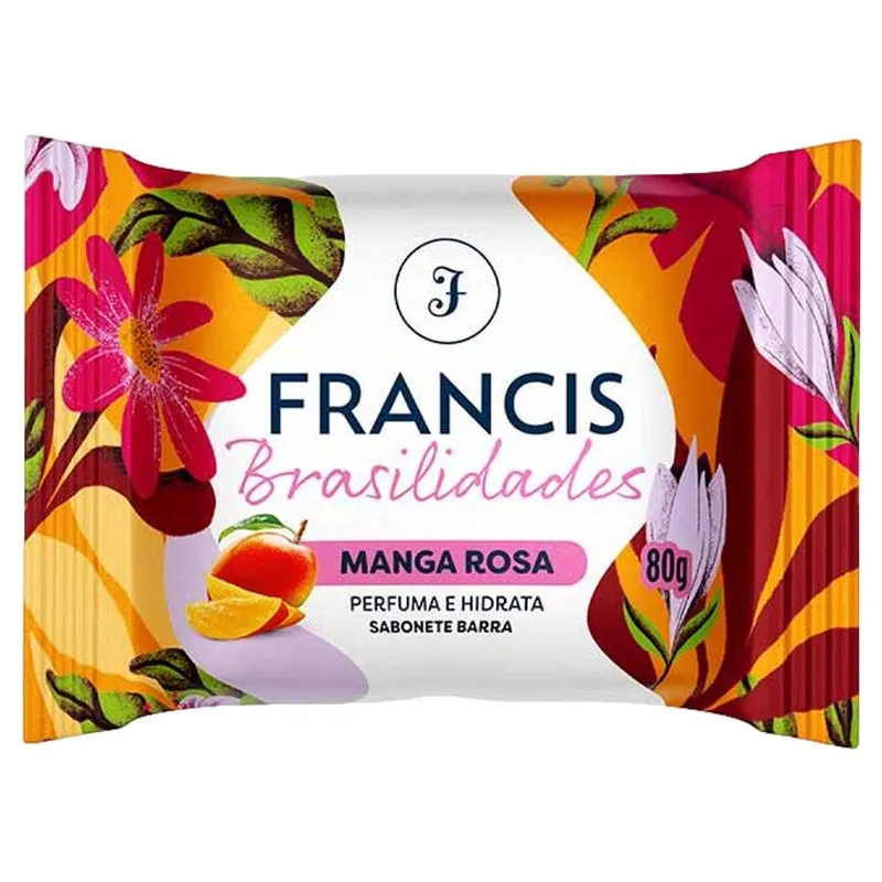 Sabonete em Barra Francis Brasilidades Manga Rosa 80g