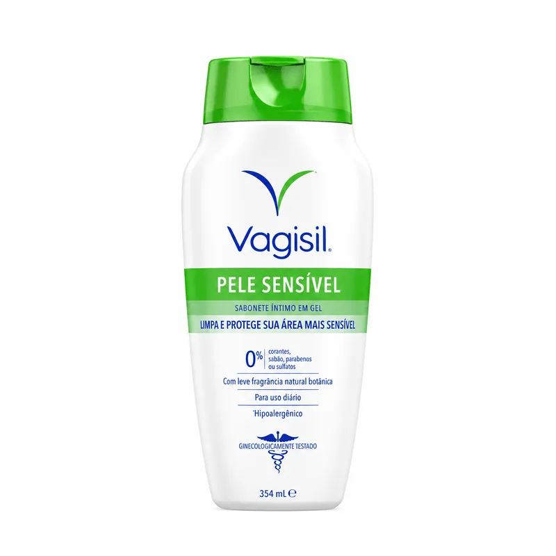 Sabonete Íntimo Vagisil Pele Sensível Gel 354ml