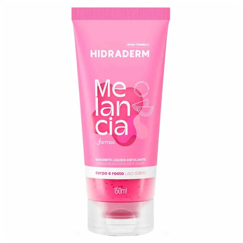 Sabonete Líquido Esfoliante Hidraderm Melancia 150ml