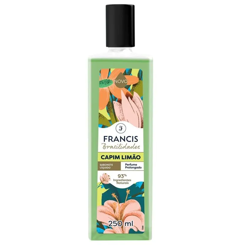 Sabonete Líquido Francis Brasilidades Capim-Limão 250ml