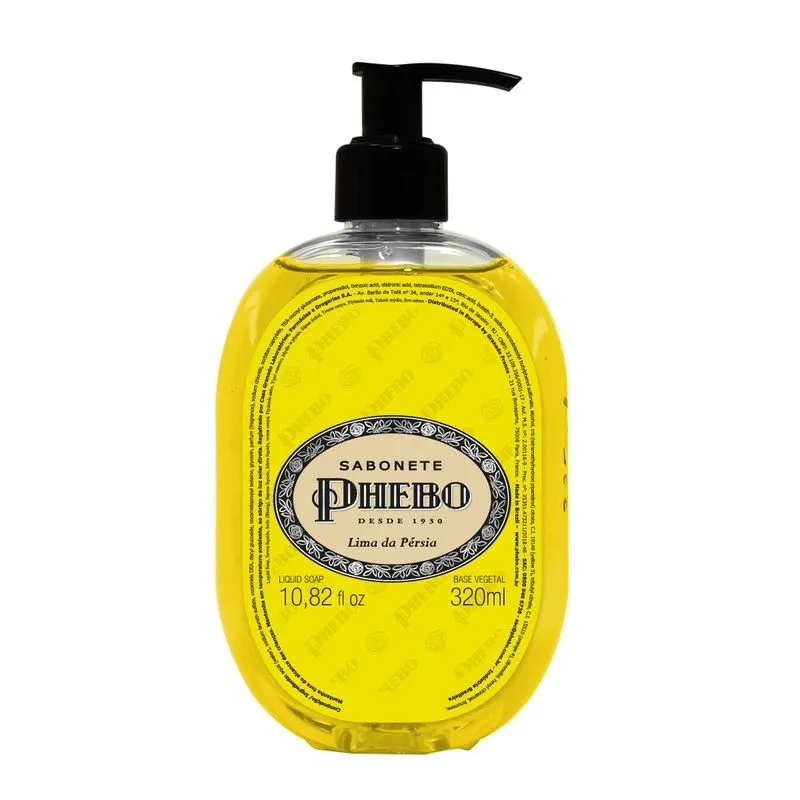 Sabonete Líquido de Glicerina Phebo Tradicional Lima da Pérsia 320ml