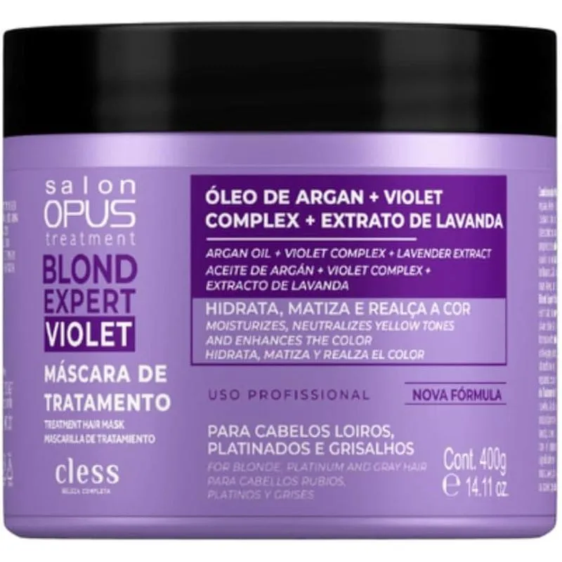 Salon Opus - Blond Expert Violet - Máscara Capilar - 400g