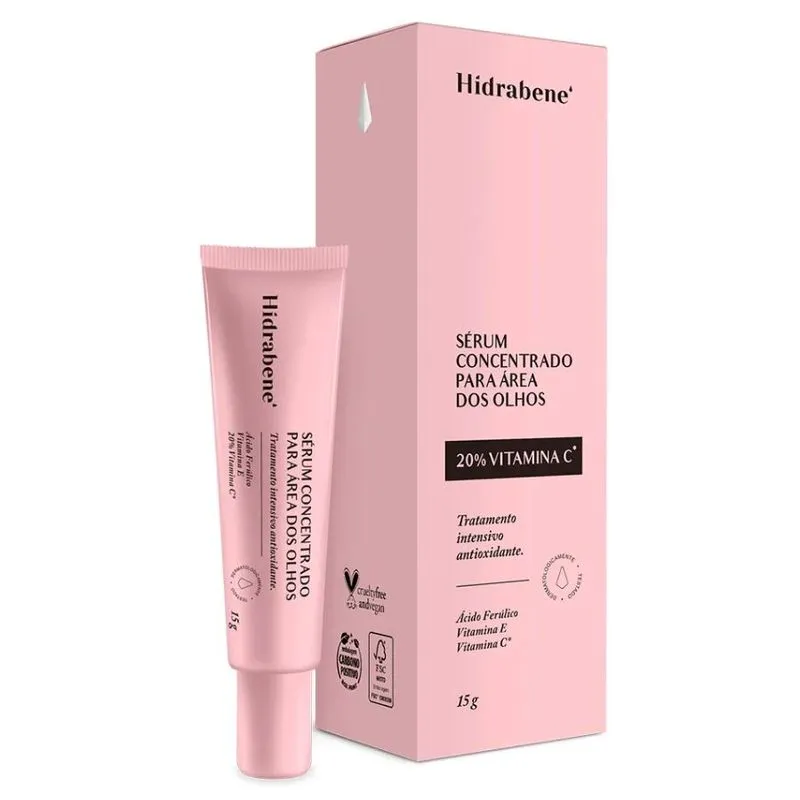 Sérum Concentrado para Área Dos Olhos 20% Vitamina C 15g - Hidrabene '