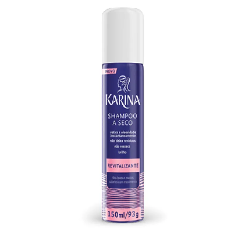 Shampoo a Seco Karina Revitalizante Aerossol 150ml