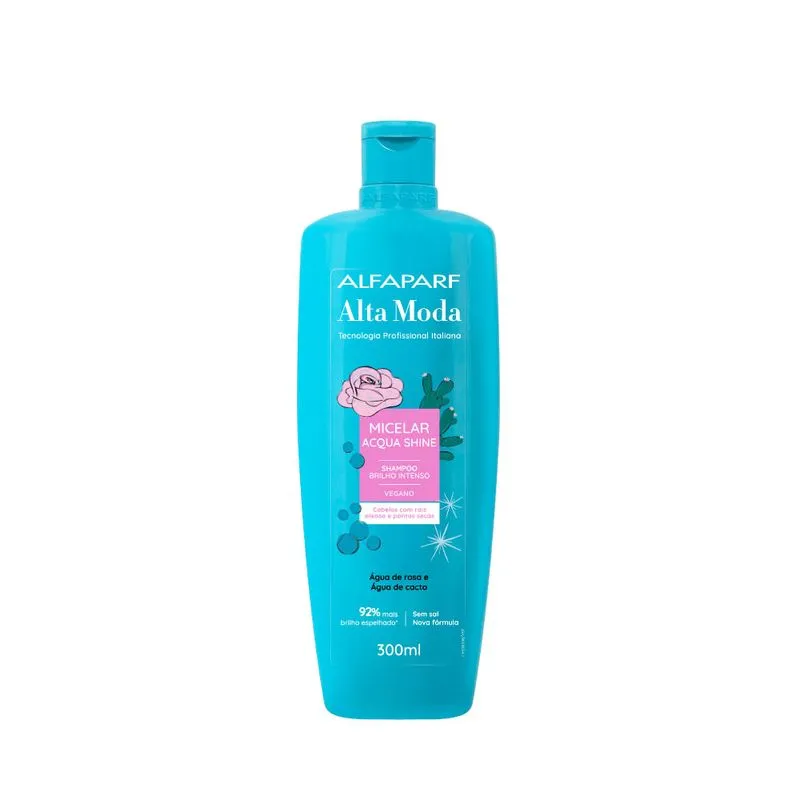 Shampoo Alta Moda Micelar Aqua Shine - 300ml