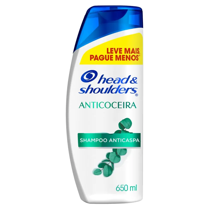 Shampoo Anticaspa Head & Shoulders Anticoceira Eucalipto 650ml