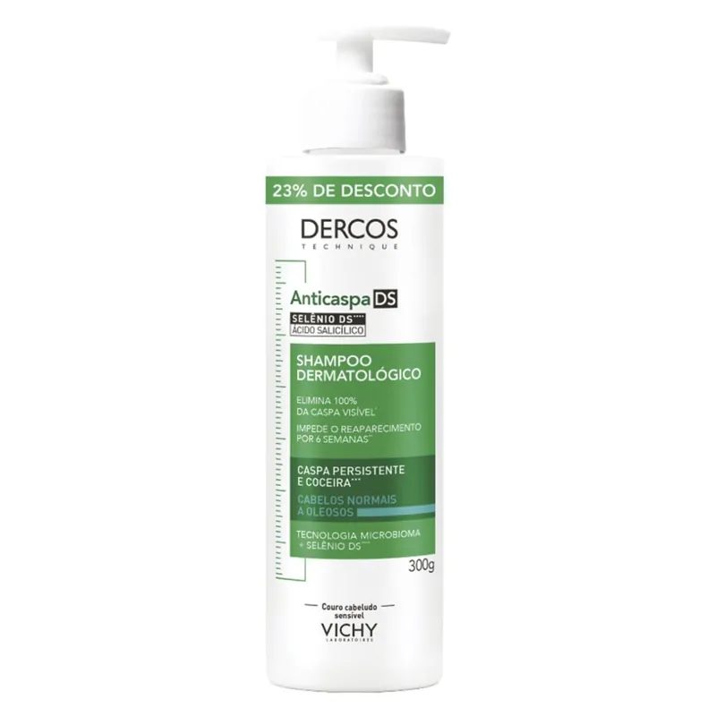 Shampoo Anticaspa Vichy Dercos Technique Ds 300g 23% De Desconto