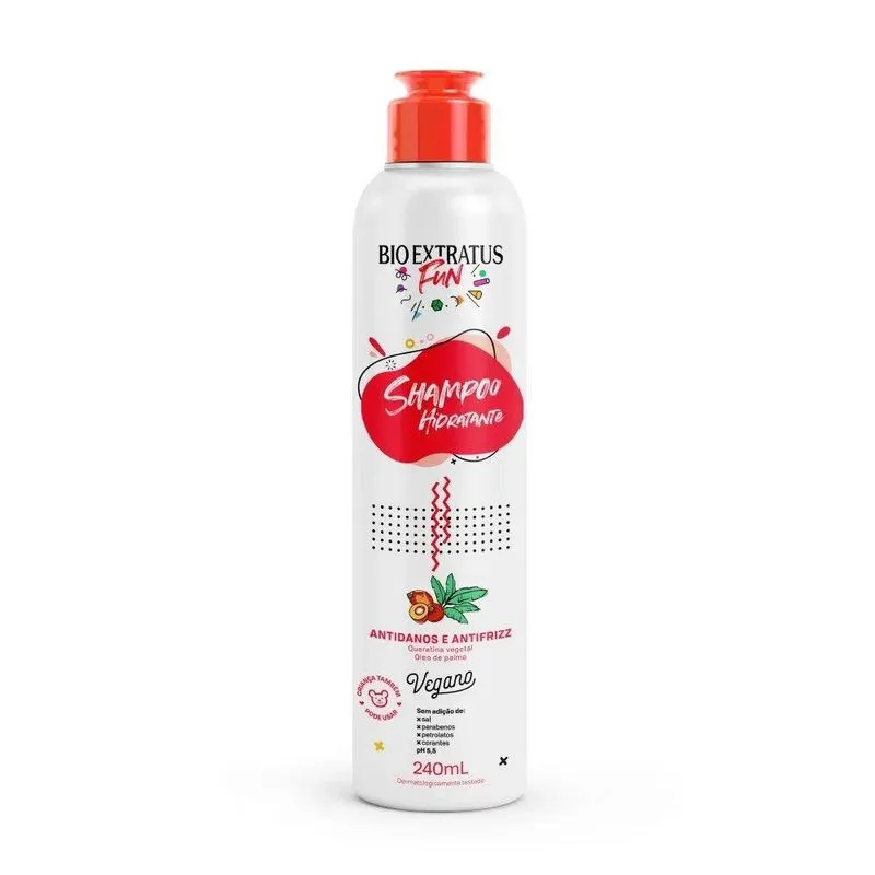 Shampoo Bio Extratus Fun Hidratante Antidanos/Antifriz 240ml