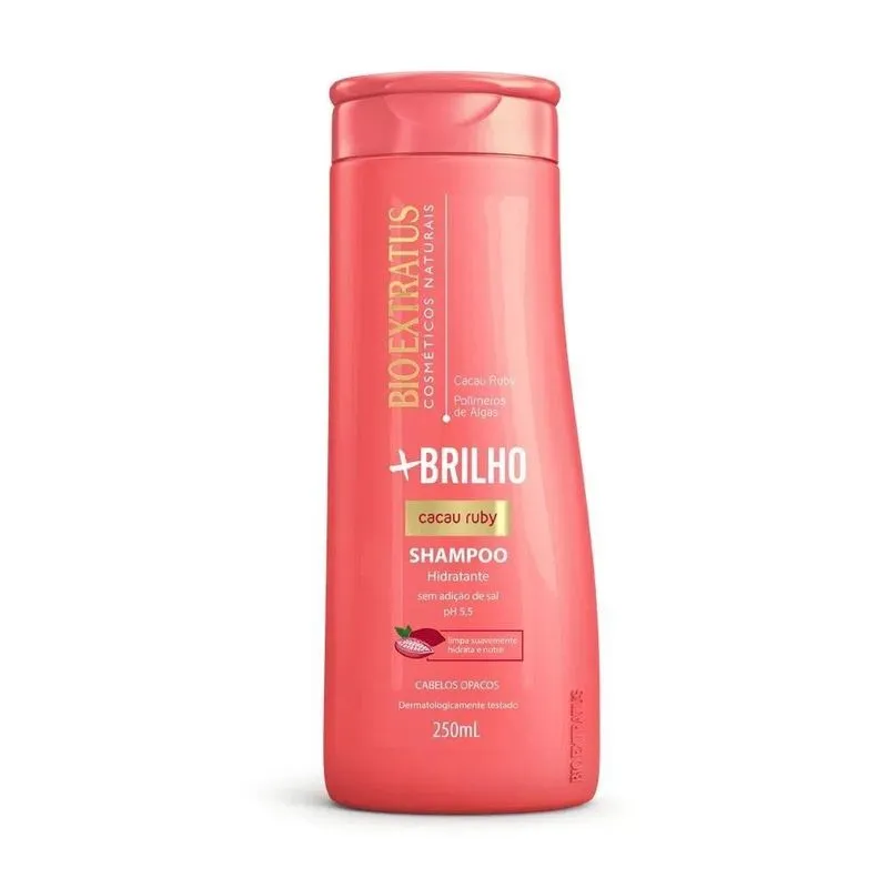 Shampoo Bio Extratus Mais Brilho Cacau Ruby - 250ml