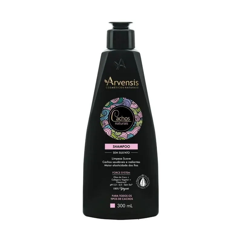 Shampoo Cachos Naturais 300ml Arvensis