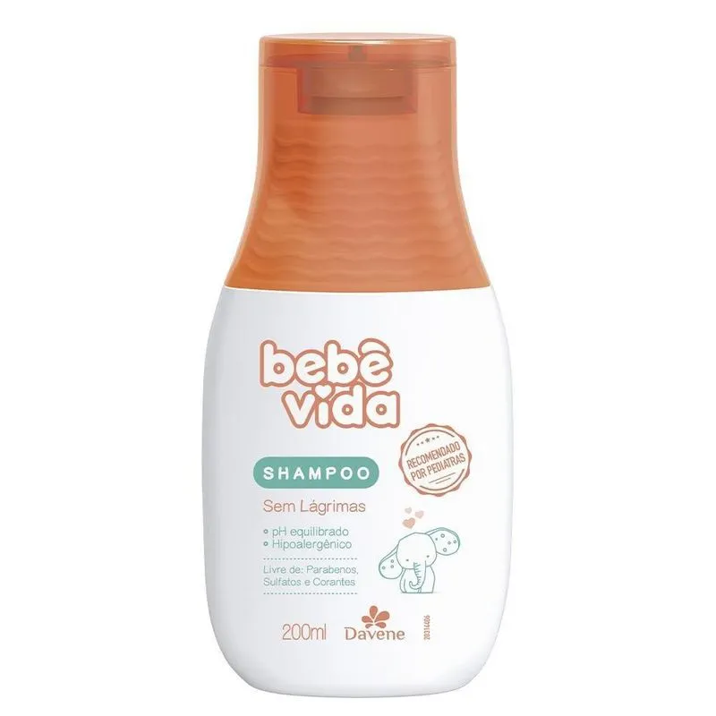 Shampoo Davene Bebê Vida Sem Lágrimas 200ml