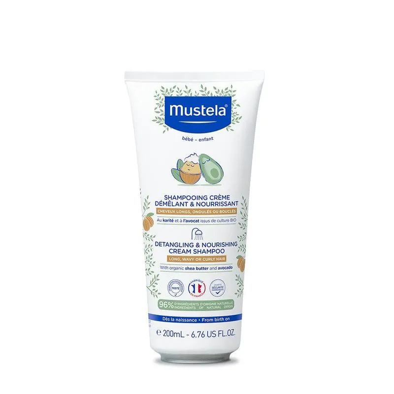 Shampoo Infantil Mustela Cachos Desembaraçados 200ml