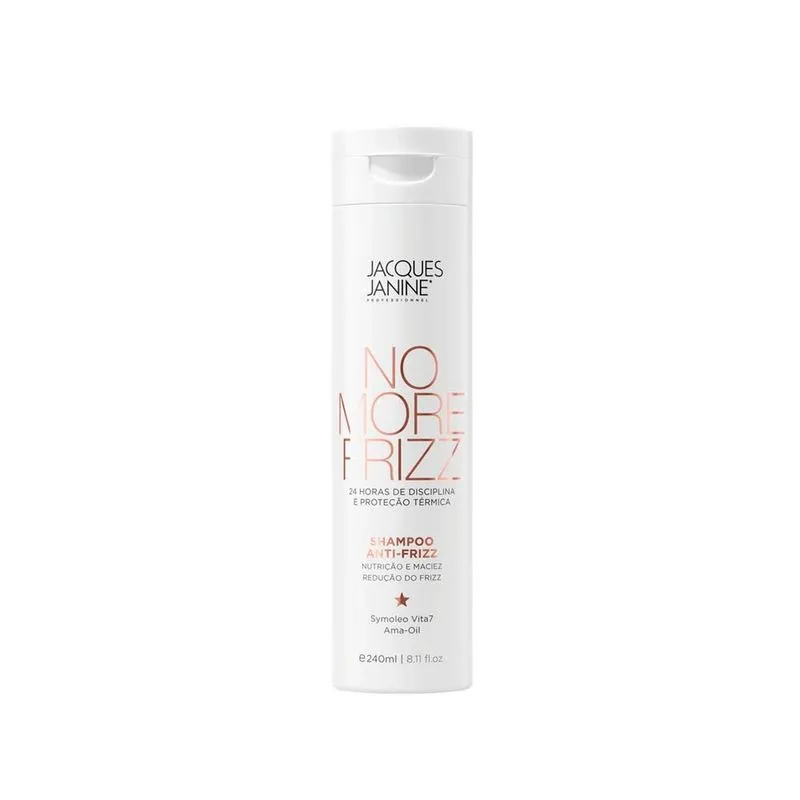 Shampoo No More Frizz Jacques Janine - 240ml - Nutrição Intensa