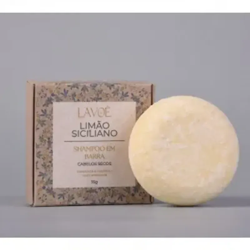 SHAMPOO SÓLIDO DE LIMÃO SICILIANO 75GR